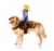 Pet Life Yeepaw Cowboy Pet Holiday Dog Costume Perspective: left