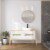 Lalia Home Essentix Contemporary Three Light Metal and Opaque White Glass Shade Vanity Upl Perspective: left