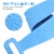 SILICONE SHOWER BACK SCRUBBER CLEANER WASHER MEN WOMEN CHILDREN - 2 SIZES Perspective: left