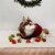 Midlee Candy Cane Tennis Balls Dog 1.5 Balls with Squeaker- Set of 6 Perspective: left