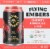 Flying Embers Black Cherry Hard Kombucha Perspective: left