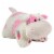 Pillow Pets Jumboz Sweet Strawberry Milkshake Scented Cow Plush Toy Perspective: left