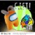 Among Us Plush Buddy Orange Rammed Crewmate 8 Online Video Game P.M.I. Perspective: left