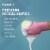 Hand-E Pink Nitrile Gloves, Perfect for Cleaning & Cooking - 50 Pack Perspective: left