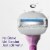 Flamingo Moisture Plus Women's Razor With Razor Blade Cartridges Perspective: left