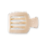 Teleties Flat Square Almond Beige Medium Hair Clip Perspective: left