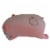 Sleeping Pig Plush Pillow with Blanket | Velvet Bolster Novelty Decorative Pillow | 16 Inches Perspective: left