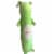 Velvet Bolster Plush Pillow | Swiss Jasmine Plushies | Froggie Stuffed Animal | 43 Inches Perspective: left