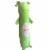 Velvet Bolster Plush Pillow | Swiss Jasmine Plushies | Froggie Stuffed Animal | 43 Inches Perspective: left