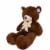 Teddy Bear | Bear Stuffed Animal | Barley Coco Faux Fur Bear | 39 Inches Perspective: left