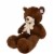 Teddy Bear | Bear Stuffed Animal | Barley Coco Faux Fur Bear | 39 Inches Perspective: left