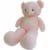 Teddy Bear | Crochet Floral Lace Stuffed Animal | Swiss Jasmine® Plushies | 32 Inches Perspective: left