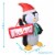 46.5 Christmas Inflatable Penguin Decoration LED Blow Up Outdoor Yard Decor Perspective: left