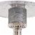 Sunnydaze Outdoor Propane Patio Heater with Cover/Wheels - 7 Foot - Stainless Perspective: left