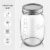 Paksh Novelty Wide Mouth 32 Oz Quart Canning Mason Jars w/Rings & Lids, 12 Pack Perspective: left