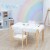 Fantasy Fields -  Play table & Chairs 3 pcs set with storage and 2 way table top - White Perspective: left