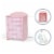 Sophia's Aurora Princess Armoire, Robe, Slippers for 18  Dolls, Pink Perspective: left