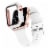 WITHit Apple Watch/Pink Rugged Bumper with Integrated Glass Protection Perspective: left