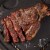 FeedingU Kosher Boneless Ribeye Steak, 4 Steaks, 0.75-1.25 lbs per Steak. Perspective: left
