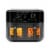 Chefman TurboFry® Touch Dual Basket Digital Air Fryer - Black Perspective: left