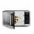 Chefman 0.9 Cubic Foot Microwave Oven - Stainless Steel Perspective: left