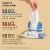 The Honest Company Little Flushables Hypoallergenic & Fragrance Free Wipes Perspective: left