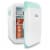 Cooluli Classic 10 Liter Portable Compact Mini Fridge - Turquoise Perspective: left