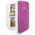 Cooluli Infinity 10 Liter Portable Compact Mini Fridge - Pink Perspective: left