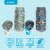 Bentgo Dino and Fossils Kids Water Bottle Perspective: left