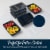 Bentgo® Prep 2-Compartment Containers - Navy Perspective: left