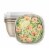 Bentgo® Prep One Compartment Meal Bowls With Lids - Champagne Perspective: left