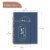 Rileys 2023 Weekly Planner - Annual Weekly & Monthly Agenda Planner (8x6", Midnight Blue) Perspective: left