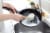 Full Circle® Be Good™ Bamboo/Plastic Dish Brush Perspective: left