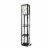 Simple Designs Metal Basic Flexible Neck Desk Lamp in Silver with Silver Shade Perspective: left