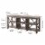 Henn&Hart 58  Gray Oak/Metal TV Stand Perspective: left