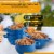 Bruntmor Blue 24 Oz x 4 French Onion Soup Crocks with Handles Perspective: left