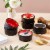 Bruntmor Black & Red 4 Oz Ramekin Set (6) - Perfect for Baking, Serving & More! Perspective: left