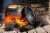 Bruntmor 10 Quarts Pre-Seasoned Cauldron Cast Iron Potjie Pot Perspective: left