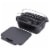 Bruntmor BBQ Grill, Heavy Duty Pre-Seasoned Cast Iron, 14 x12 Perspective: left