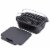 Bruntmor BBQ Grill, Heavy Duty Pre-Seasoned Cast Iron, 14 x12 Perspective: left