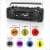 Riptunes Cassette Bluetooth Boombox, AM/FM/ SW-1-SW2, USB, SD, and AUX-in- Black Perspective: left