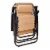 Elevon Adjustable Outdoor Zero Gravity Recliner Lounge Chair, Beige, Set of 2 Perspective: left