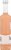 Three Olives Rose Vodka Perspective: left
