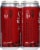 Old Bust Head Brew Co. Vixen Irish Style Red Ale Craft Beer Cans Perspective: left