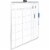 U Brands™ Magnetic Dry Erase Board Calendar Value Pack Perspective: left