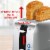 Brentwood Select Extra Wide 2 Slot Stainless Steel Toaster Perspective: left