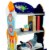 Fantasy Fields Outer Space Wooden 3 Shelf Bookcase Perspective: left