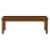 Acacia Wood Patio Bench in Brown - Walker Edison Perspective: left