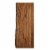 Alpine Furniture Live Edge 1 Drawer Wood Writing Desk in Light Walnut (Brown) Perspective: left