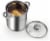 Cook N Home Asparagus Steamer Pot Stainless Steel with Basket,Glass Lid, 4 Quart, 3-Piece Perspective: left